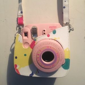 Instax mini 8, extra film package. 9 left inside.